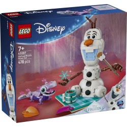 LEGO 43287 Disney Princess Il divertente picnic di Olaf e Bruni