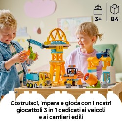 LEGO 10476 DUPLO Cantiere e veicoli 3 in 1