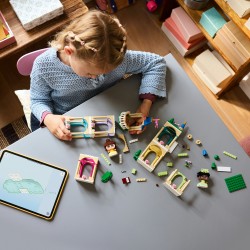 LEGO 43291 Disney Princess Mini-Belle e Mini-Tiana con Castello