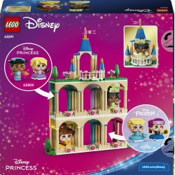 LEGO 43291 Disney Princess Mini-Belle e Mini-Tiana con Castello