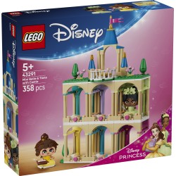 LEGO 43291 Disney Princess Mini-Belle e Mini-Tiana con Castello