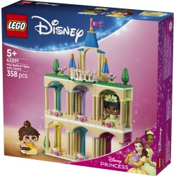LEGO 43291 Disney Princess Mini-Belle e Mini-Tiana con Castello