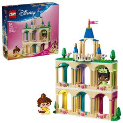 LEGO 43291 Disney Princess Mini-Belle e Mini-Tiana con Castello