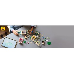 LEGO 43291 Disney Princess Mini-Belle e Mini-Tiana con Castello