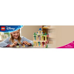 LEGO 43291 Disney Princess Mini-Belle e Mini-Tiana con Castello