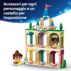 LEGO 43291 Disney Princess Mini-Belle e Mini-Tiana con Castello
