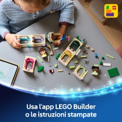 LEGO 43291 Disney Princess Mini-Belle e Mini-Tiana con Castello