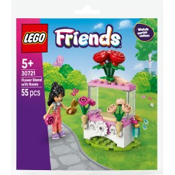 LEGO 30721 Polybag Friends Bancarella di fiori con rose