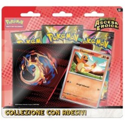 Pokemon - Megaevoluzione - Ascesa Eroica - Collezione con Adesivi - Charmander (ITA)