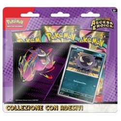 Pokemon - Megaevoluzione - Ascesa Eroica - Collezione con Adesivi - Gastly (ITA)