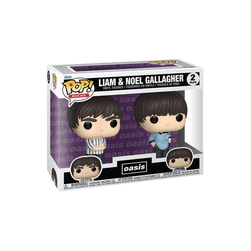 Pop Rocks - Oasis - 2 Pack Noel & Liam Gallagher