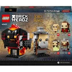 LEGO 40631 Brickheadz The Lord Of The Rings - Gandalf il grigio + Balrog