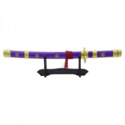 Katana Mini Non Affilata - Replica One Piece Enma Viola FL22279.55