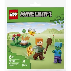 LEGO 30732 Polybag Minecraft Conflitto al falò di Alex