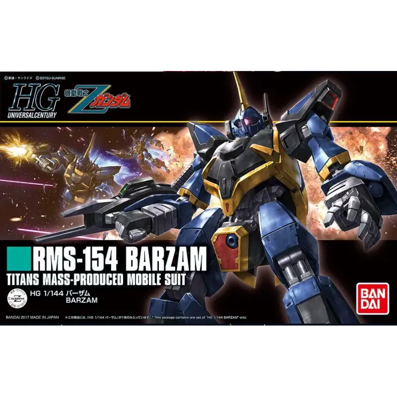 Bandai Model Kit - Gundam HG UG RMS-154 Barzam 1:144