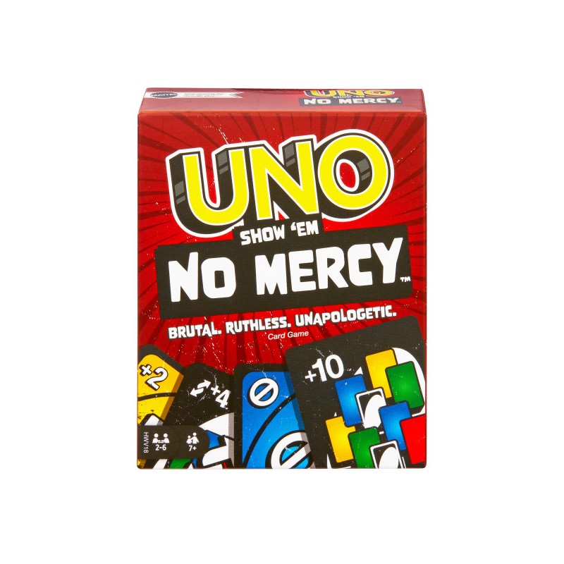Mattel - Uno No Mercy - Carte Da Gioco