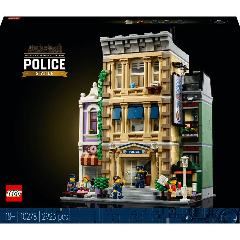 LEGO Modulari 10278 ICONS Stazione di Polizia