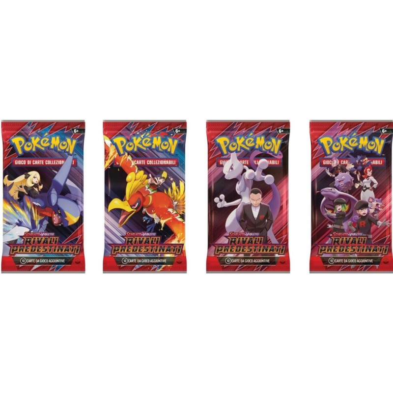 Pokemon - Scarlatto e Violetto - Rivali Predestinati - 1 Bustina 10 carte Casuale(ITA)