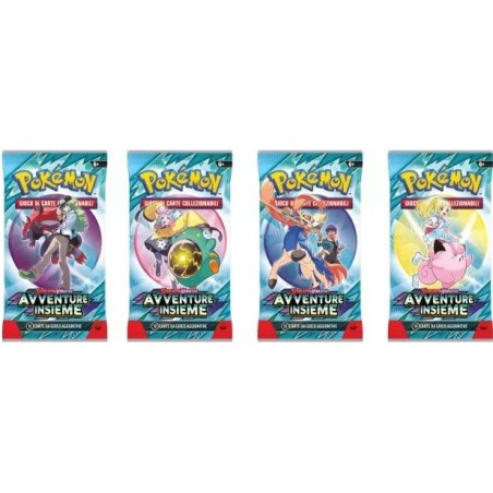 Pokemon - Scarlatto e Violetto - Avventure Insieme - 1 Bustina 10 Carte Casuale (ITA)