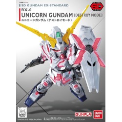 Bandai Model Kit - SD Gundam RX-0 Unicorn (destroy Mode)