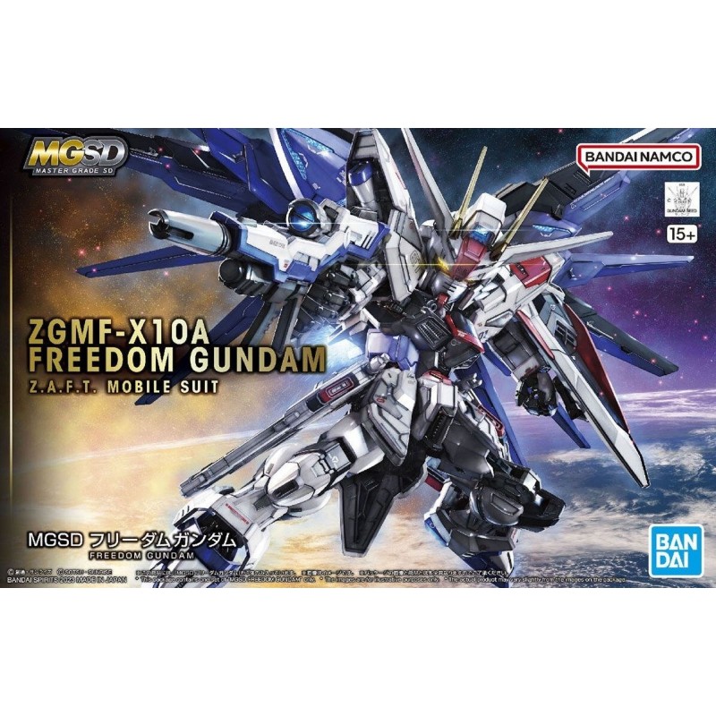 Bandai Model Kit - MG SD Freedom Gundam ZGMF-X10A