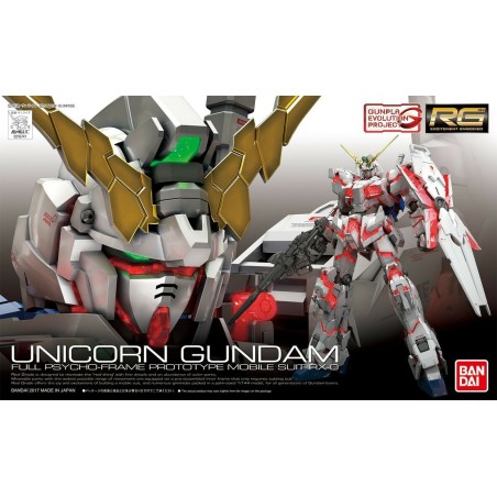 Bandai Model Kit - RG Unicorn Gundam RX-0  1:144