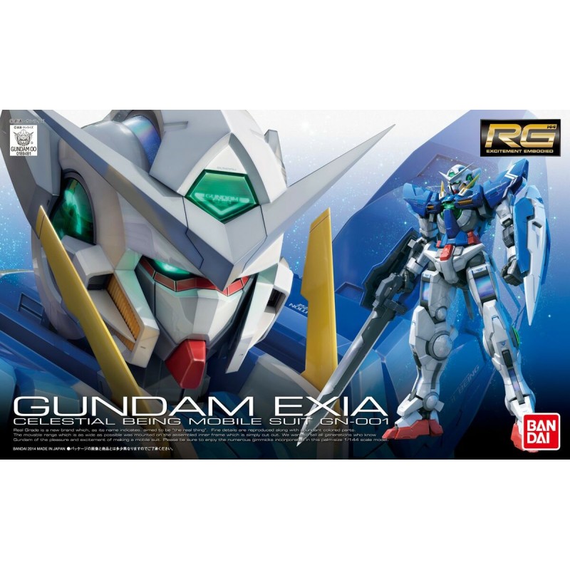 Bandai Model Kit - RG Gundam Exia Celestial Being  GN-001 1:144