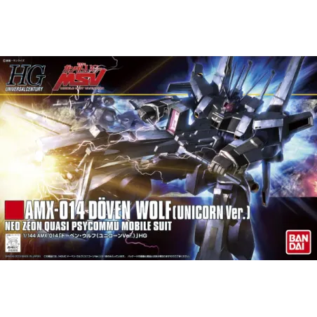 Bandai Model Kit - HG Doven Wolf (Unicorn) AMX-014 1:144