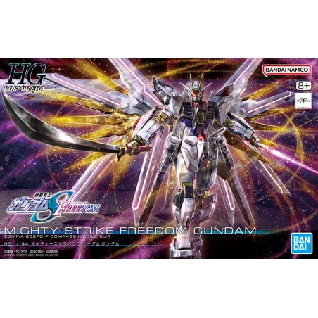 Bandai Model Kit - HG CE Mighty Strike Freedom Gundam ZGMF/A262PD-P  1:144