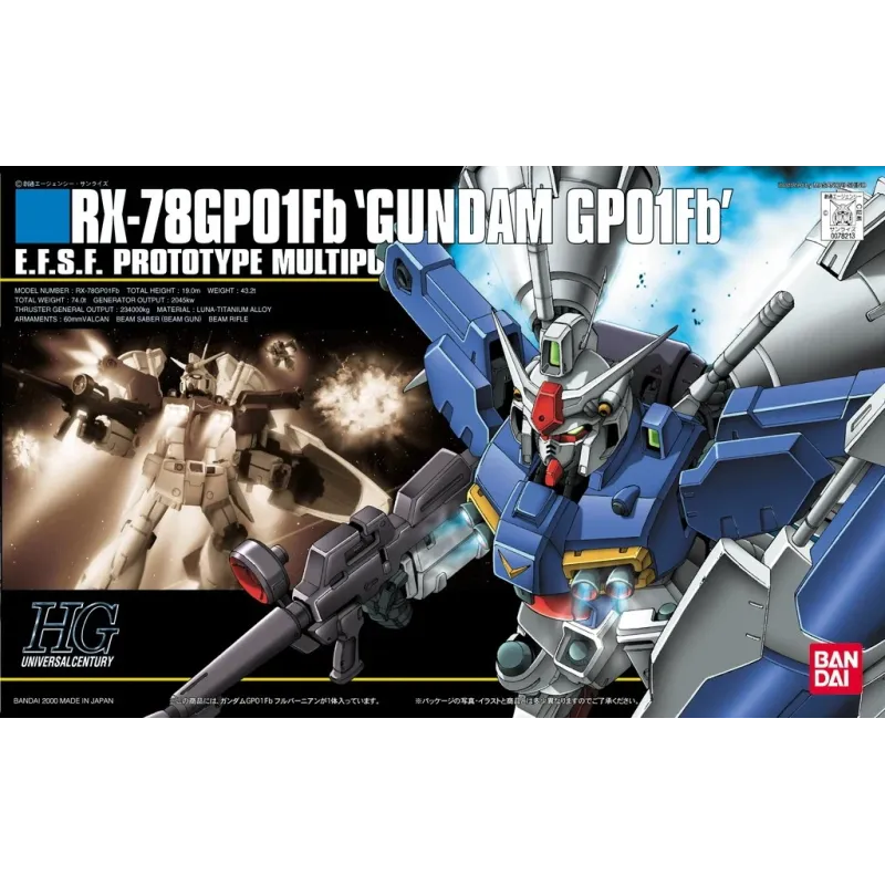 Bandai Model Kit - HG Gundam GPO1Fb RX-78GPO1Fb  1:144