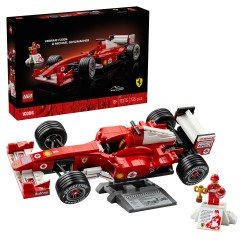 LEGO ICONS 11375 Ferrari F2004 e Michael Schumacher