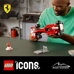 LEGO ICONS 11375 Ferrari F2004 e Michael Schumacher