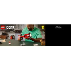 LEGO ICONS 11375 Ferrari F2004 e Michael Schumacher