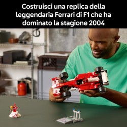 LEGO ICONS 11375 Ferrari F2004 e Michael Schumacher