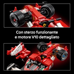 LEGO ICONS 11375 Ferrari F2004 e Michael Schumacher