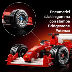 LEGO ICONS 11375 Ferrari F2004 e Michael Schumacher