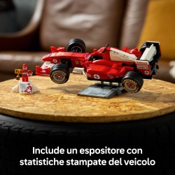 LEGO ICONS 11375 Ferrari F2004 e Michael Schumacher