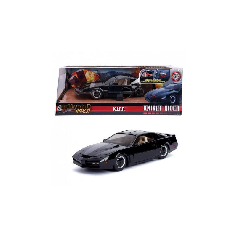 Jada - Knight Rider - K.I.T.T. Pontiac Trans Am Die Cast 1:24 con luci
