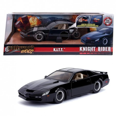 Jada - Knight Rider - K.I.T.T. Pontiac Trans Am Die Cast 1:24 con luci