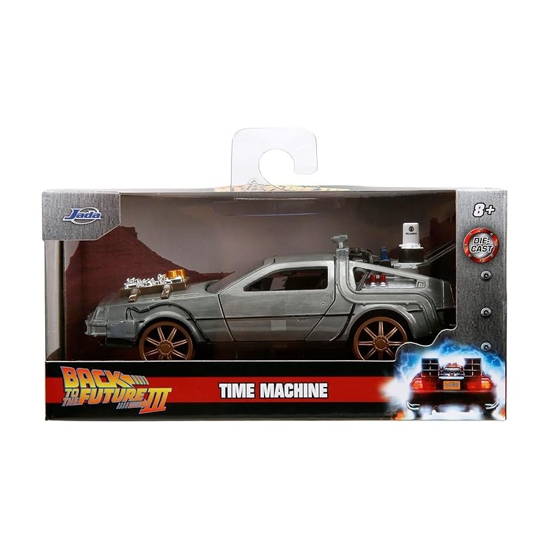 Jada - Ritorno al Futuro - Back To The Future 3 - DeLorean Time Machine Die Cast 1:32