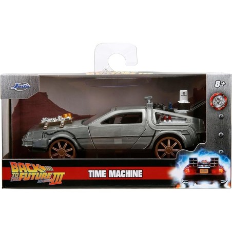 Jada - Ritorno al Futuro - Back To The Future 3 - DeLorean Time Machine Die Cast 1:32
