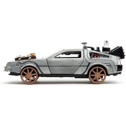 Jada - Ritorno al Fututo - Back To The Future 3 - DeLorean Time Machine Die Cast 1:32