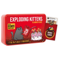 Asmodee - Exploding Kittens 10 Anni di Caos