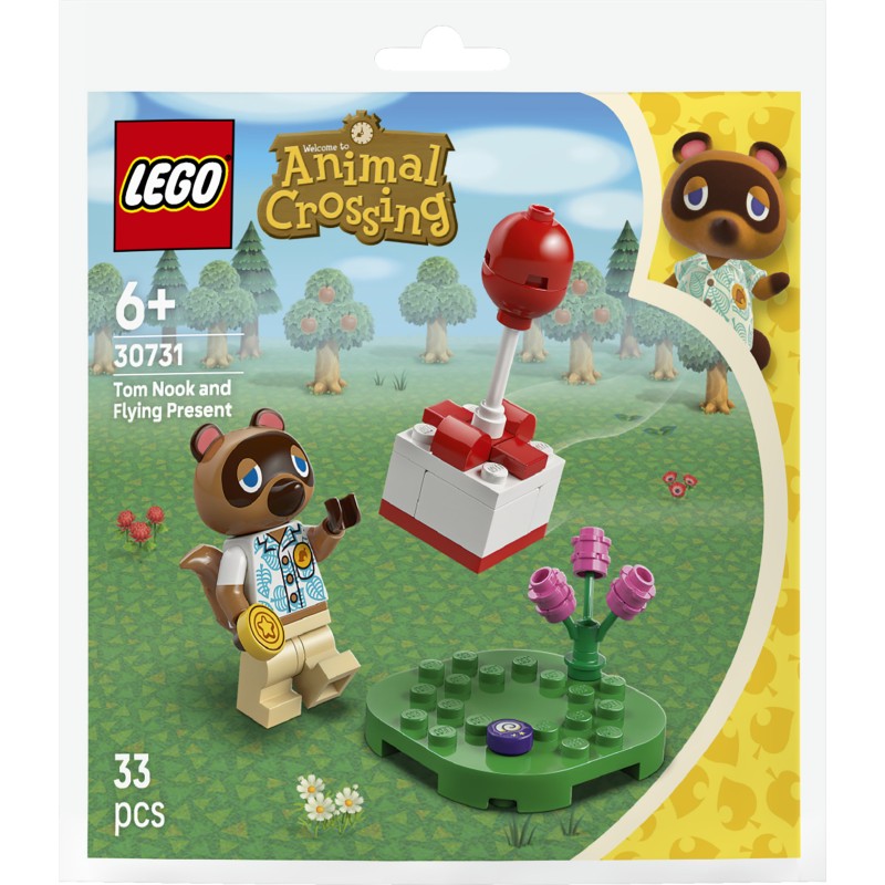 LEGO 30731 Polybag - Animal Crossing Tom Nook con regalo volante