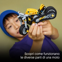 LEGO Technic 42225 Moto gialla