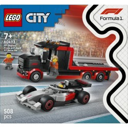 LEGO City 60493 Display Truck F1® con auto da corsa Audi F1®