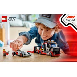 LEGO City 60493 Display Truck F1® con auto da corsa Audi F1®