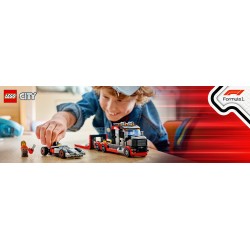 LEGO City 60493 Display Truck F1® con auto da corsa Audi F1®