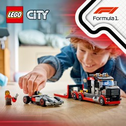 LEGO City 60493 Display Truck F1® con auto da corsa Audi F1®