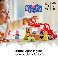 LEGO DUPLO 10468 Peppa Pig Trattore e mercato